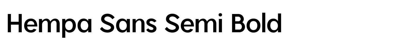Hempa Sans Semi Bold image